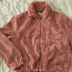 Furry Pink jacket